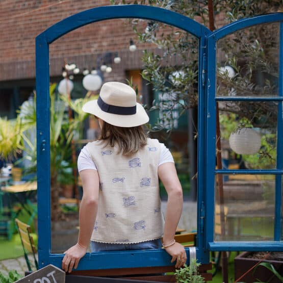 DIY Stoffe Outfit - Weste Winalea