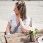 DIY Stoffe Outfit - Weste Winalea - Handytasche - Sea Blue