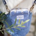 DIY Stoffe Outfit - Handytasche - Sea Blue