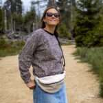 DIY Stoffe Outfit Inspiration - Crossbag - Velvet Natur