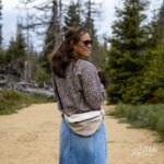 DIY Stoffe Outfit Inspiration - Crossbag - Velvet Natur