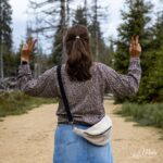 DIY Stoffe Outfit Inspiration - Crossbag - Velvet Natur