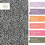 Farbkombi Single Jersey Mini Leo Warmweiss