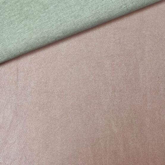 Kunstleder Rose Metallic 3