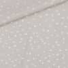 Popeline - Tiny Hearts - Helles Sand Beige