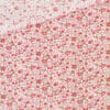 Popeline Little Pink Coral Flowers Weiss2