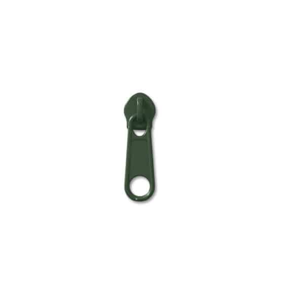 Reißverschluss Schieber 5mm Spiral Deep Olive