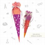 Schultueten Paket Coral Cassis