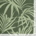 Strandtuch Frottee – Palmenblätter – Dunkles Rauchgrün