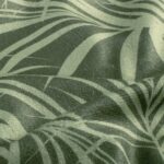 Strandtuch Frottee – Palmenblätter – Dunkles Rauchgrün