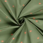 Badeshorts Stoff – Krabben – Olivgrün