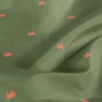 Badeshorts Stoff – Krabben – Olivgrün