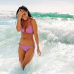 Badestoff Lsf 50 Zebra Pink Coral Lilac Mu 1