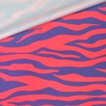 Badestoff – LSF 50 – Zebra – Pink Coral/Lilac