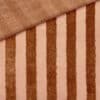 Bambus Frottee - Streifen - Zimt Blush