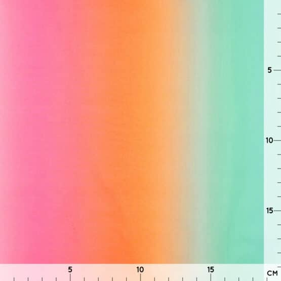 Baumwoll-Voile - Bright Rainbow Dream