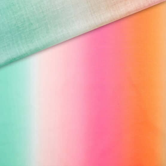 Baumwoll-Voile - Bright Rainbow Dream