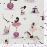 Baumwollstoff - Zauberhafte Tänzerin - Warmweiß