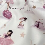 Baumwollstoff - Zauberhafte Tänzerin - Warmweiß