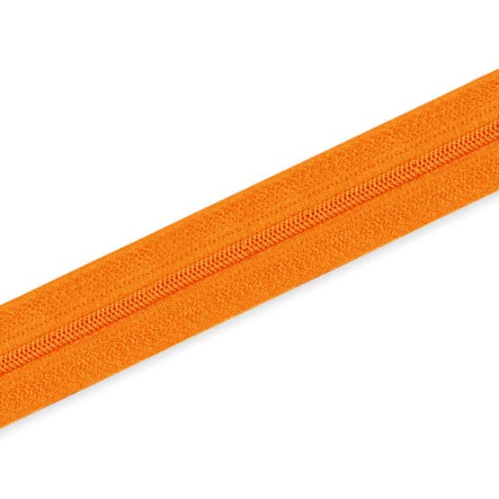 Endlosreißverschluss Spiral - 5 mm - Sunny Orange - nicht teilbar