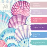 Farbkombi Strandtuch Muscheln