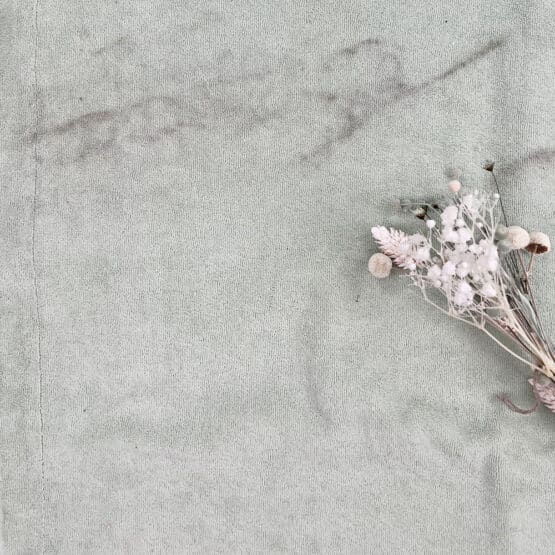 Frottee Jersey Pastell Mintgrün B Ware