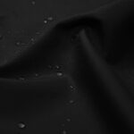Leichter Outdoorstoff - wasserdicht - Schwarz
