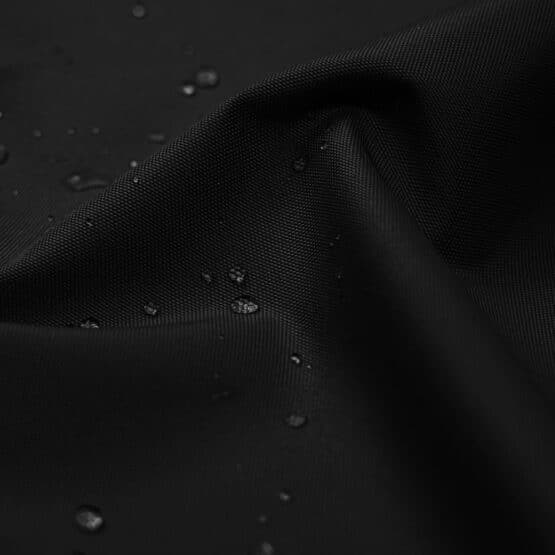 Leichter Outdoorstoff - wasserdicht - Schwarz