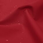 Leichter Outdoorstoff – wasserdicht – Rubinrot