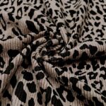 Mini Breitcord leicht elastisch – Leo – Dunkles Smoky Beige