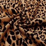 Mini Breitcord leicht elastisch – Leo – Heller Zimt