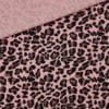 Musselin Leo Print Dusty Rose 2