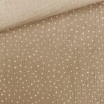 Musselin – Pünktchen – Camel Beige