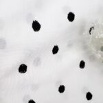 Popeline Weiss Mit Schwarzen Punkten B Ware