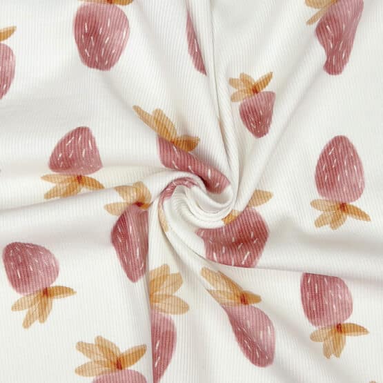 Rippenjersey Erdbeeren 3