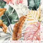 Single Jersey - Tropical Jungle - Helles Natur