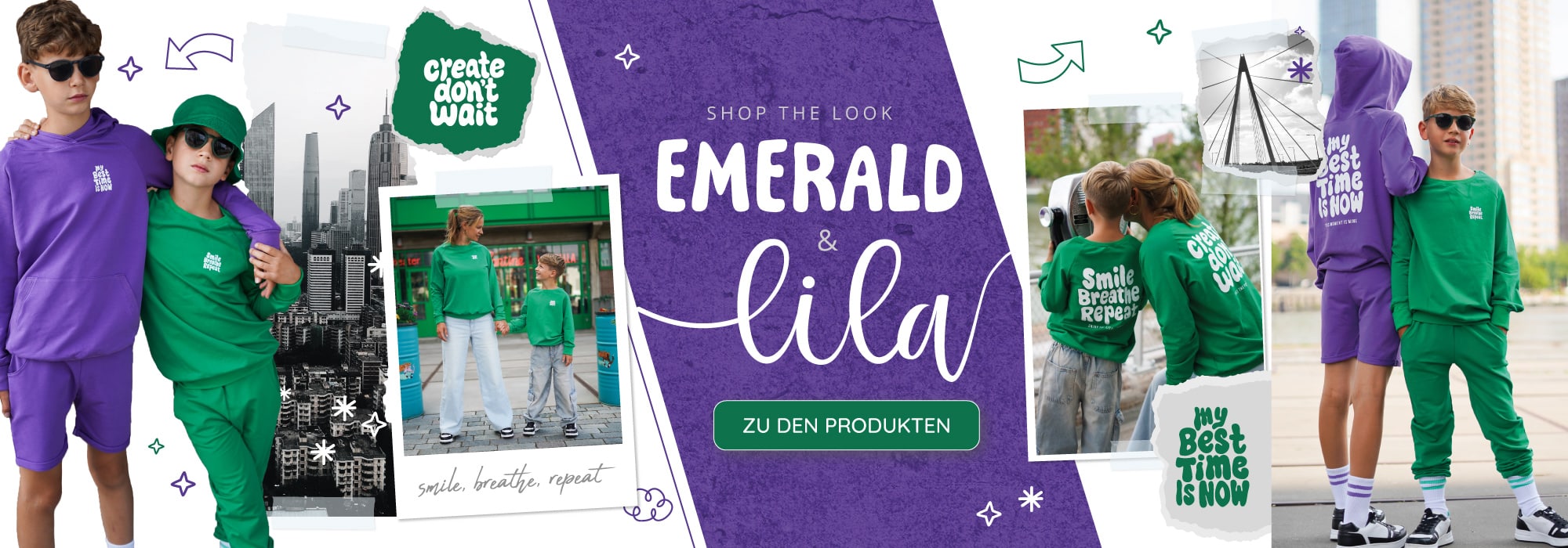 Banner Emerald Lilac 1