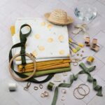 DIY Stoffmix - Garn - Gurtband - Label - Stempel - Kordel - Sticktwist - Stickrahmen - Schere