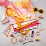 DIY Stoffmix - Garn - Reißverschluss - Schieber - Knopf - Schrägband - Twist - Label