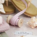 DIY Stoffmix - Label - Gummiband - Holzspule