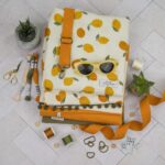 DIY Stoffmix - Twist - Gurtband - Label - Knopf - Garn - Pomponborte