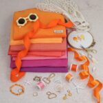 DIY Stoffmix - Gurtband - Label - Stickset - Garn - Satinband - Patch