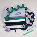 DIY Stoffmix - Gurtband - Reißverschluss - Schieber - Patch - Garn - Knopf