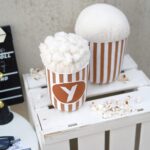 DIY Stoffe Inspiration - Popcorn Kissen Zimt