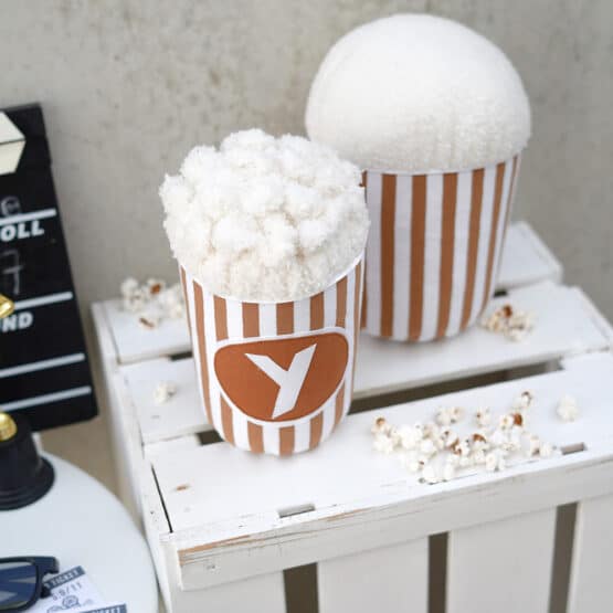 Diy Stoffe Inspiration 574c Popcorn Kissen Zimt