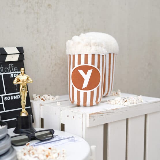 Diy Stoffe Inspiration 574d Popcorn Kissen Zimt