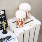 DIY Stoffe Inspiration - Popcorn Kissen Zimt