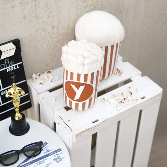 Diy Stoffe Inspiration 574e Popcorn Kissen Zimt