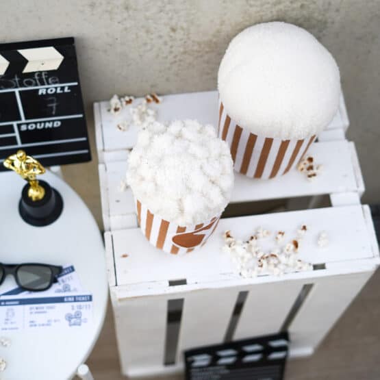 Diy Stoffe Inspiration 574f Popcorn Kissen Zimt