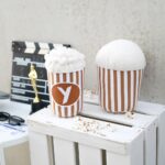 DIY Stoffe Inspiration - Popcorn Kissen Zimt